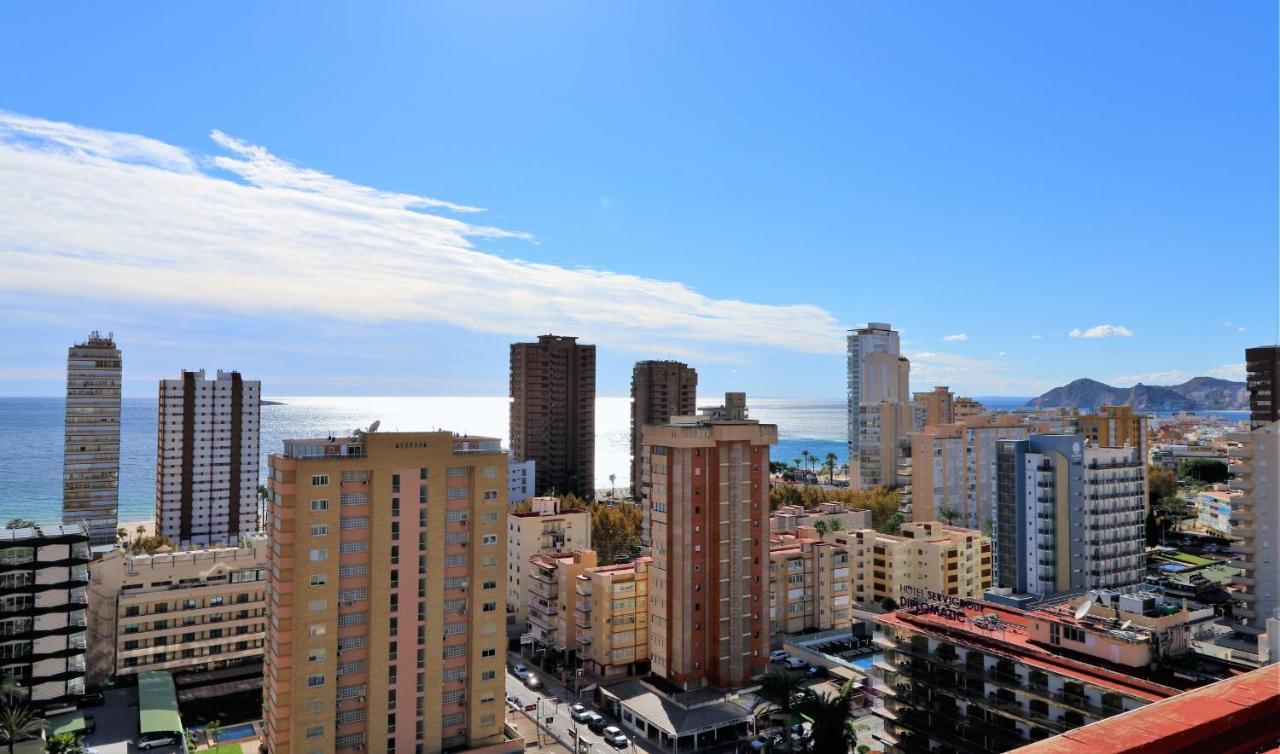 Penthouse Cervantes Sea View Benidorm Exteriör bild