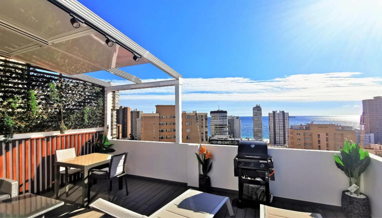 Penthouse Cervantes Sea View Benidorm Exteriör bild