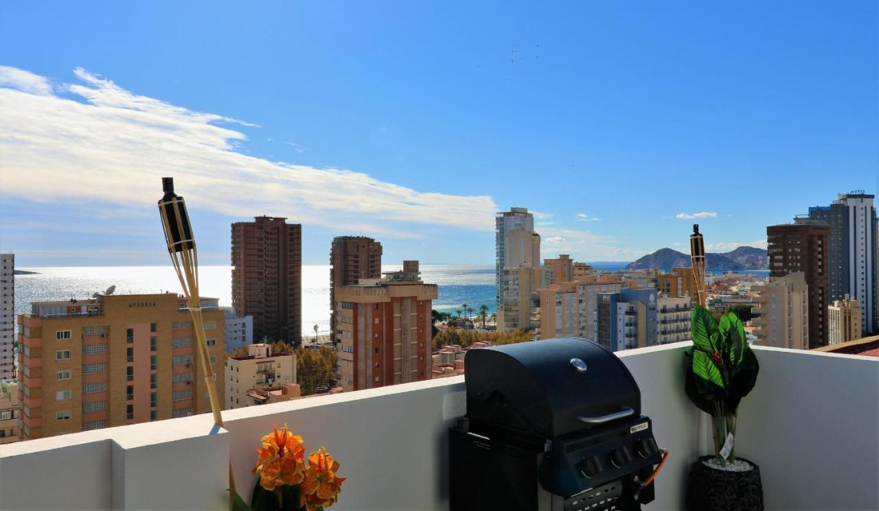 Penthouse Cervantes Sea View Benidorm Exteriör bild