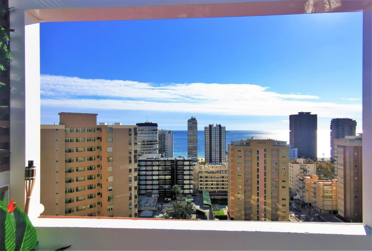 Penthouse Cervantes Sea View Benidorm Exteriör bild