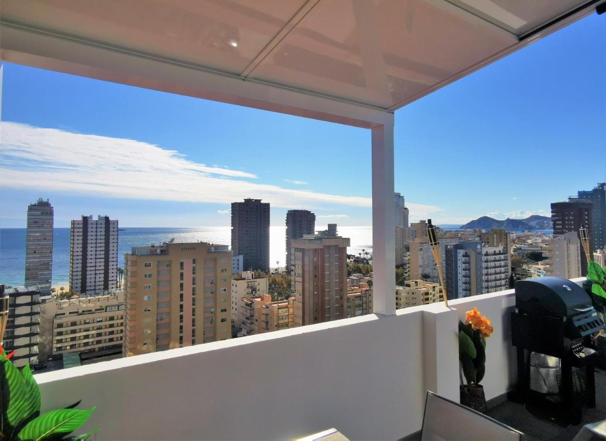 Penthouse Cervantes Sea View Benidorm Exteriör bild